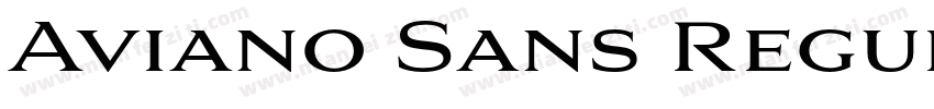 Aviano Sans Regular字体转换